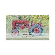 ヴィンテージレッドファームトラクター