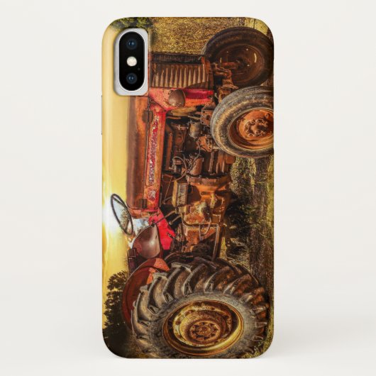 ヴィンテージレッドファームトラクター Case-Mate iPhoneケース (裏面)