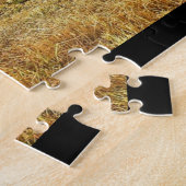 ヴィンテージレッドファームトラクタ ジグソーパズル (側面)