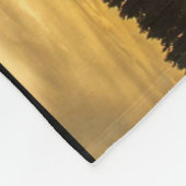 ヴィンテージレッドファームトラクタ フリースブランケット (角)