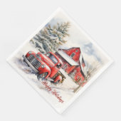 ヴィンテージレッドファームトラックレッドバーン (コーナー)