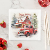 ヴィンテージレッドファームトラックレッドバーン (インサイチュ)