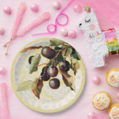 ヴィンテージレッドブドウ紙プレート ペーパープレート (パーティー)