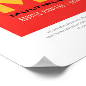 ヴィンテージレッドプラネット火星宇宙旅行 ポスター (角)