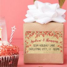 ヴィンテージレッドベリーウィンターグリーン