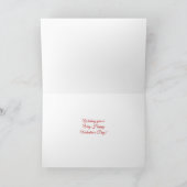 ヴィンテージレッドホットエアバルーンバレンタイン シーズンカード (内部)