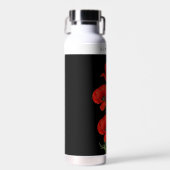 ヴィンテージレッドポピーフローラ(名前) ウォーターボトル (正面)