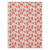 ヴィンテージレッドポピー花柄 テーブルクロス (正面)