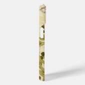 ヴィンテージレッドミュレットフィッシュアンドコーラルイラストレーションアート Case-Mate iPhoneケース (裏面 / 右)