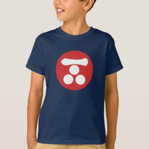 ヴィンテージレッドモリジャパン武家文東洋美術 Tシャツ