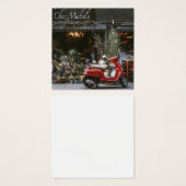 ヴィンテージレッドモータースクーター (正面&裏面)