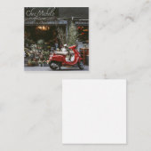 ヴィンテージレッドモータースクーター ロイヤリティカード (正面/裏面)