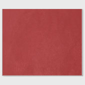 ヴィンテージレッドレザープリント ラッピングペーパー (フラット)