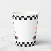 ヴィンテージレッドレースカーボーイ2nd誕生日パーティー 紙コップ (左)