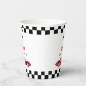 ヴィンテージレッドレースカーボーイ2nd誕生日パーティー 紙コップ (右)