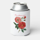ヴィンテージレッドローズイラストレーションサンダー_コーブ 缶クーラー (缶裏面)