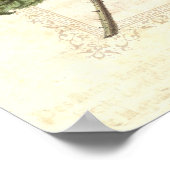 ヴィンテージレッドローズカントリーコテージ ポスター (角)