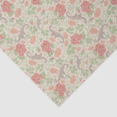 ヴィンテージレッドローズピンクカーネーションMumsフローラ 薄葉紙 (詳細)