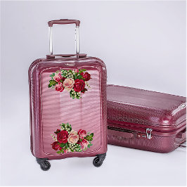 ヴィンテージレッドローズブケッツ シール