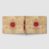 ヴィンテージレッドローズ ゲストブック (全面)