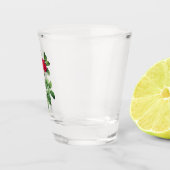 ヴィンテージレッドローズ ショットグラス (右)