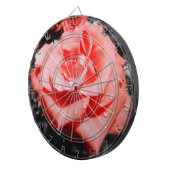 ヴィンテージレッドローズ ダーツボード (正面右)