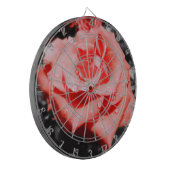 ヴィンテージレッドローズ ダーツボード (正面左)