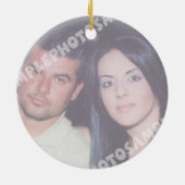 ヴィンテージレッドローゼウディングザデイトオーナメント セラミックオーナメント (裏面)