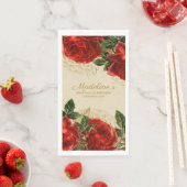 ヴィンテージレッドローゼシャンパンタンフォーマル誕生日 (インサイチュ)