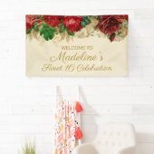 ヴィンテージレッドローゼズスウィート16 横断幕 (インサイチュ)