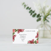 ヴィンテージレッドローゼズ名刺 名刺 (スタンド正面)