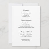 ヴィンテージレッド結婚・ローゼズ・メアリーとジョセフ 招待状 (裏面)