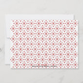 ヴィンテージレッド1950のChevy Merry Christmas Holiday C シーズンカード (裏面)