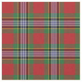 ヴィンテージレッド、グリーン、ブルーのスコティッシュプレイド ファブリック
