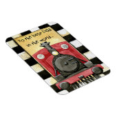 ヴィンテージレッド・ブラック・ファーザーズ・デイ マグネット (右側)