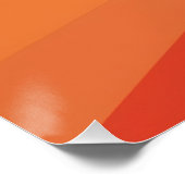 ヴィンテージレッド&ブルーマウンテンアート – レトロ風景 ポスター (コーナー)