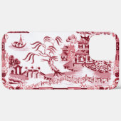 ヴィンテージレッドWillow iPhoneケース Case-Mate iPhoneケース (裏面 (横))