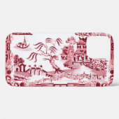 ヴィンテージレッドWillow iPhoneケース Case-Mate iPhoneケース (裏面 (横))
