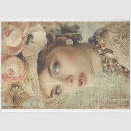 ヴィンテージレディとジャズ時代のデコページ 薄葉紙