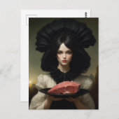 ヴィンテージレディと生肉 ポストカード (正面/裏面)