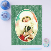 ヴィンテージレディウィズボストンテリア チラシ (シングル)