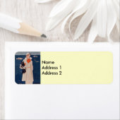 ヴィンテージレディエレガントスコティドッグ差出人住所ラボ ラベル (インサイチュ)