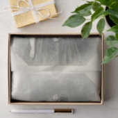 ヴィンテージレディシルヴィアブラックアンドホワイトティッシュペーパー 薄葉紙 (ギフト)