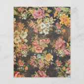 ヴィンテージレディビクトリアンデカップスクラップブック紙 (裏面)