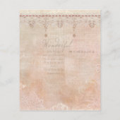 ヴィンテージレディビクトリアンデカップスクラップブック紙 (裏面)