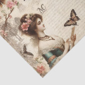 ヴィンテージレディビクトリアンフローラの切り離し 薄葉紙 (詳細)