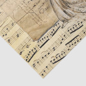 ヴィンテージレディフランスのーの手書き入力（楽譜付き） 薄葉紙 (詳細)