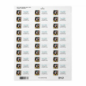 ヴィンテージレディフローラ紙コラージュ新聞 ラベル (フルシート)