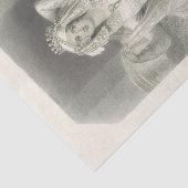 ヴィンテージレディブラックアンドホワイトティッシュペーパー 薄葉紙 (詳細)