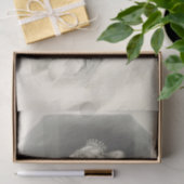 ヴィンテージレディブラックアンドホワイトティッシュペーパー 薄葉紙 (ギフト)